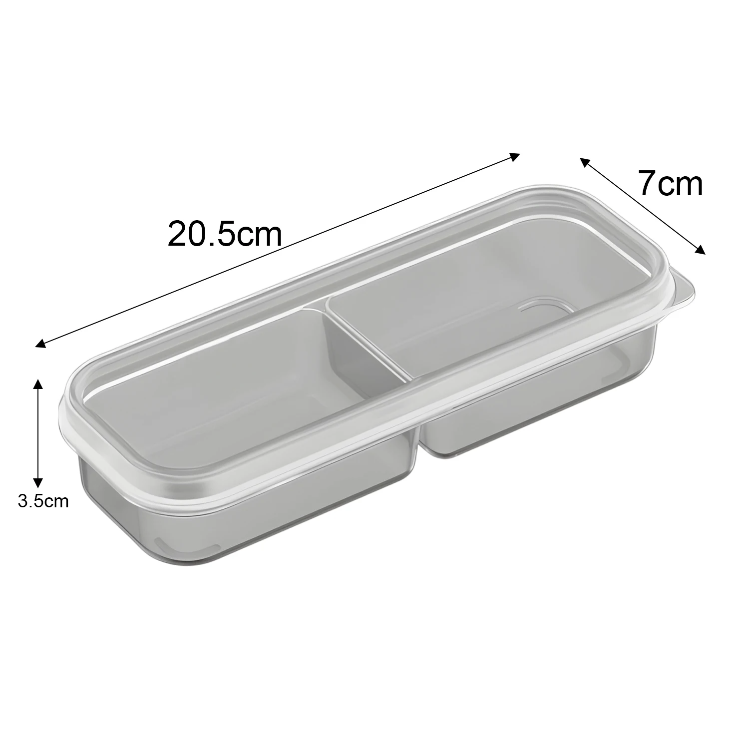 1/10Stck Kunststoff schärfer Kasten Kühlschrank Fleisch Erhaltung Kasten Gemüse Obst Lagerung Container Küche Fleck Mittagessen Versiegelt lagerung: Schwarz / 4.25 Zoll