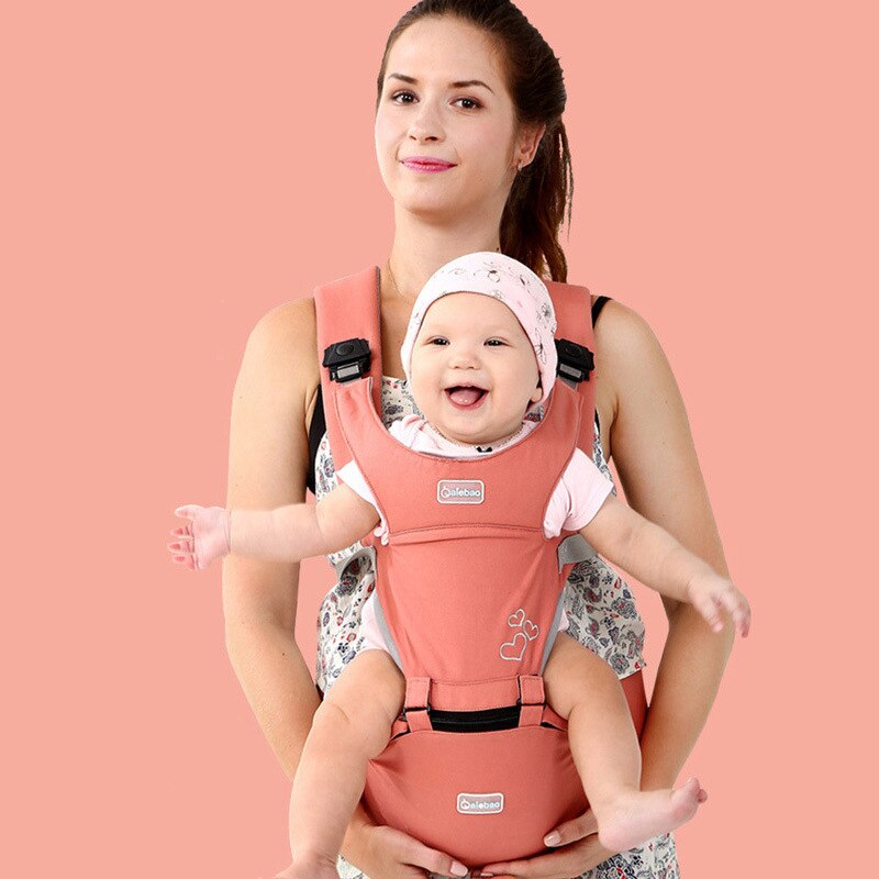 Assento do quadril do portador de bebê multifunction para o bebê de 3-36 meses, 6-em-1 maneiras de transportar, todas as estações, perfeito para caminhadas shopping travelli