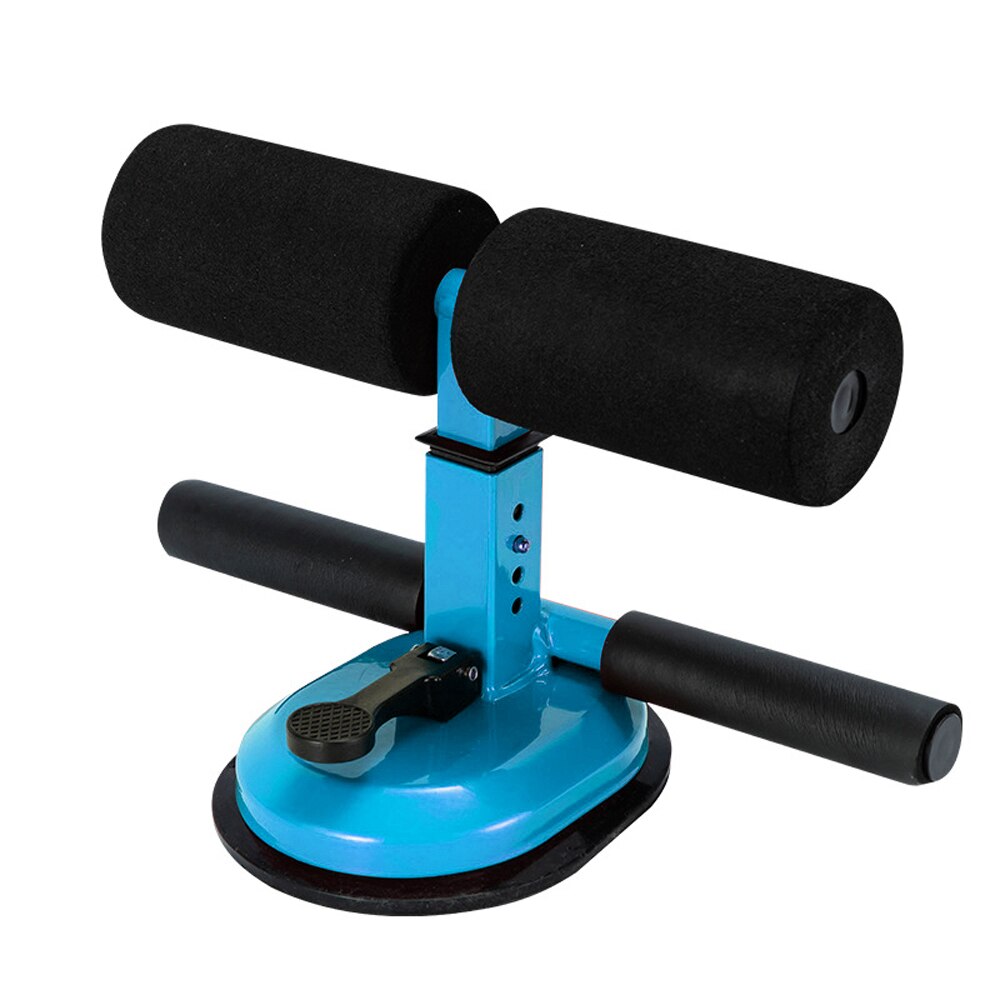 Zitten Assistent Enkel Ondersteuning Abdominale Core Workout Fitness Sit Up Bar Draagbare Situp Zuig Home Gym Sterkte Abs Trainer: Blue
