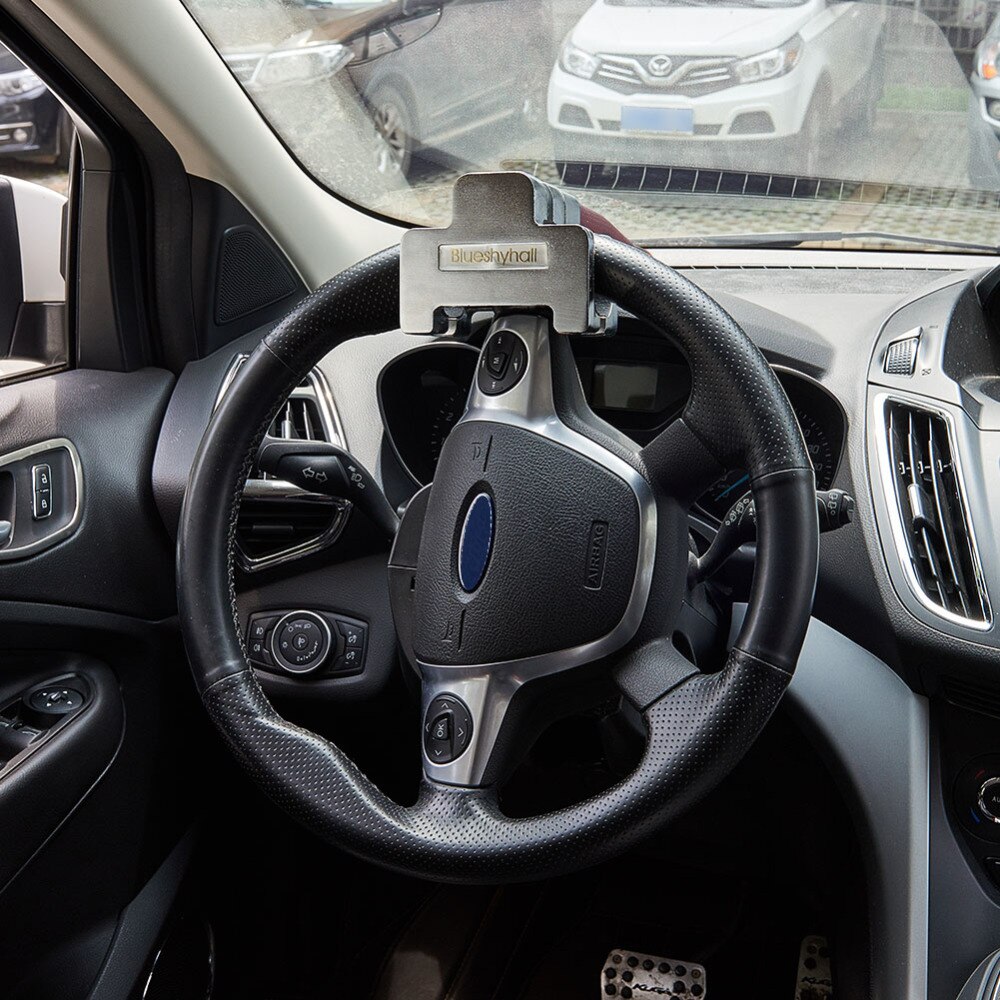 Trava de direção do carro, anti-roubo, cadeados de segurança do carro, retrátil, acessórios de segurança para automóvel