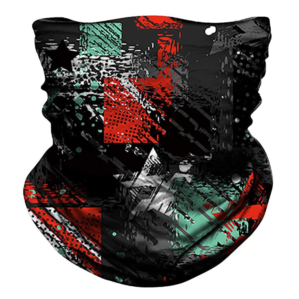 Magic Sjaal Outdoor Fietsen Hoofddeksels Bescherming Neck Bandana Sport Tube Uv P Gaiter Sjaal Gezicht Cover Wandelen Sjaals: Red