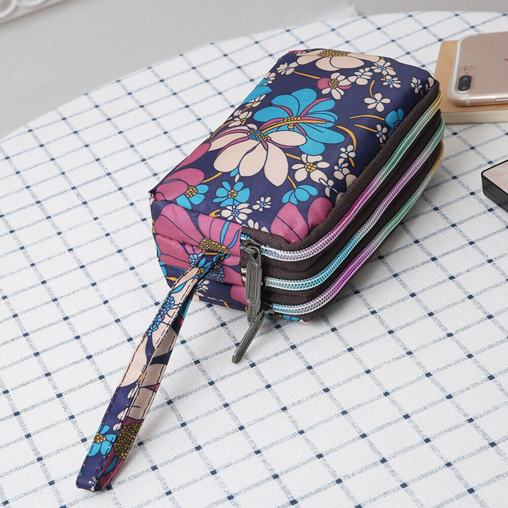 Portefeuilles en toile étanche pour femmes, portefeuilles pour téléphone, étui à poignet, pochette, sacs de maquillage et cosmétiques: A