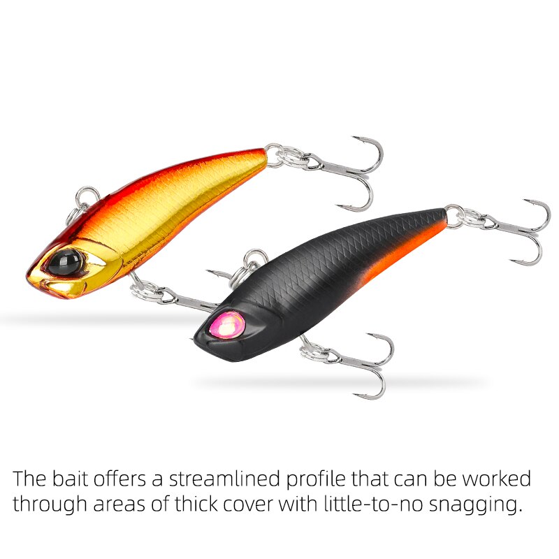 TSURINOYA leurre de pêche VIB DW28 coulant l'eau hiver glace gabarit leurre 40mm 3.8g tête de plomb en plastique Vibration Wobblers basse appât dur