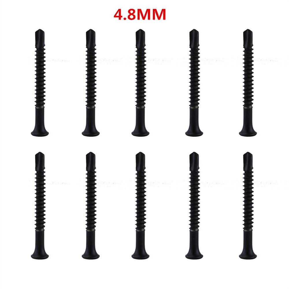 Strumento di estrazione del chiodo dell'estrattore del cilindro della serratura del fabbro e10pz/Borsa viti dell'estrattore del cilindro strumento di rimozione dell'estrattore del cilindro: 4.8mm