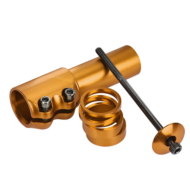 HOUSON Fiets Stuurpen Riser, Fiets Stuurpen Hoogte Adapter Fiets Vork Stem Extender Embedded Stuur Riser Riser Riser voor Binnendiameter 24.6mm-25.4mm MTB Vork