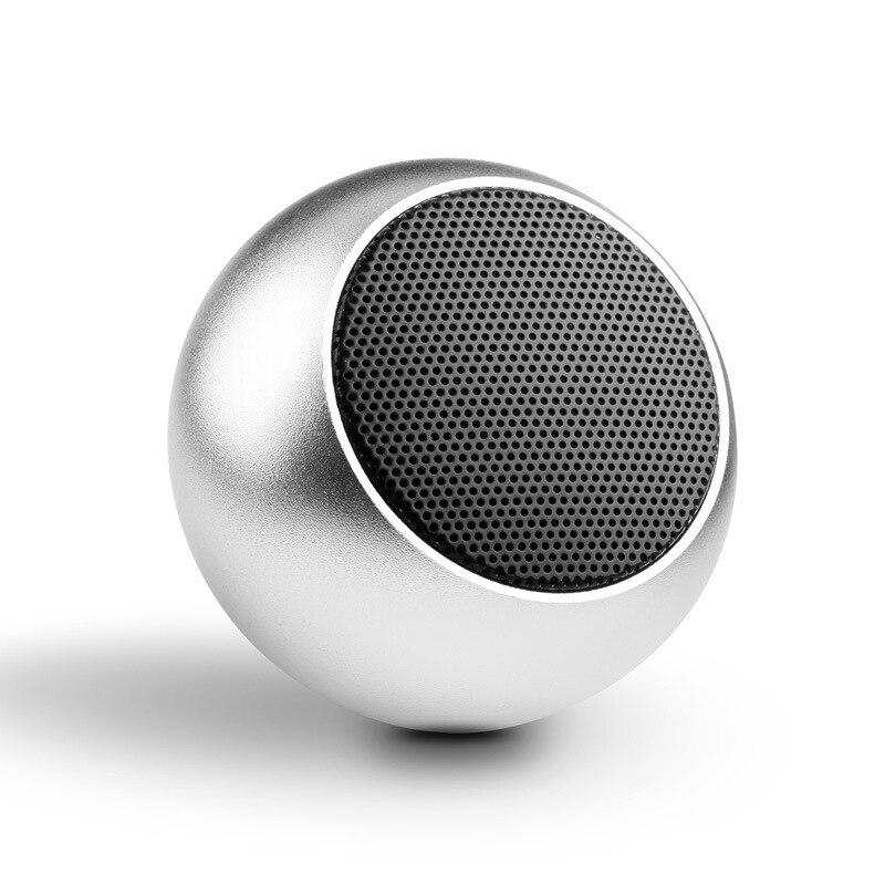 Bluetooth Speaker Amplified Mini Bluetooth Sound Box Soundbar Outdoor Draagbare Draadloze Luidsprekers Legering: SILVER