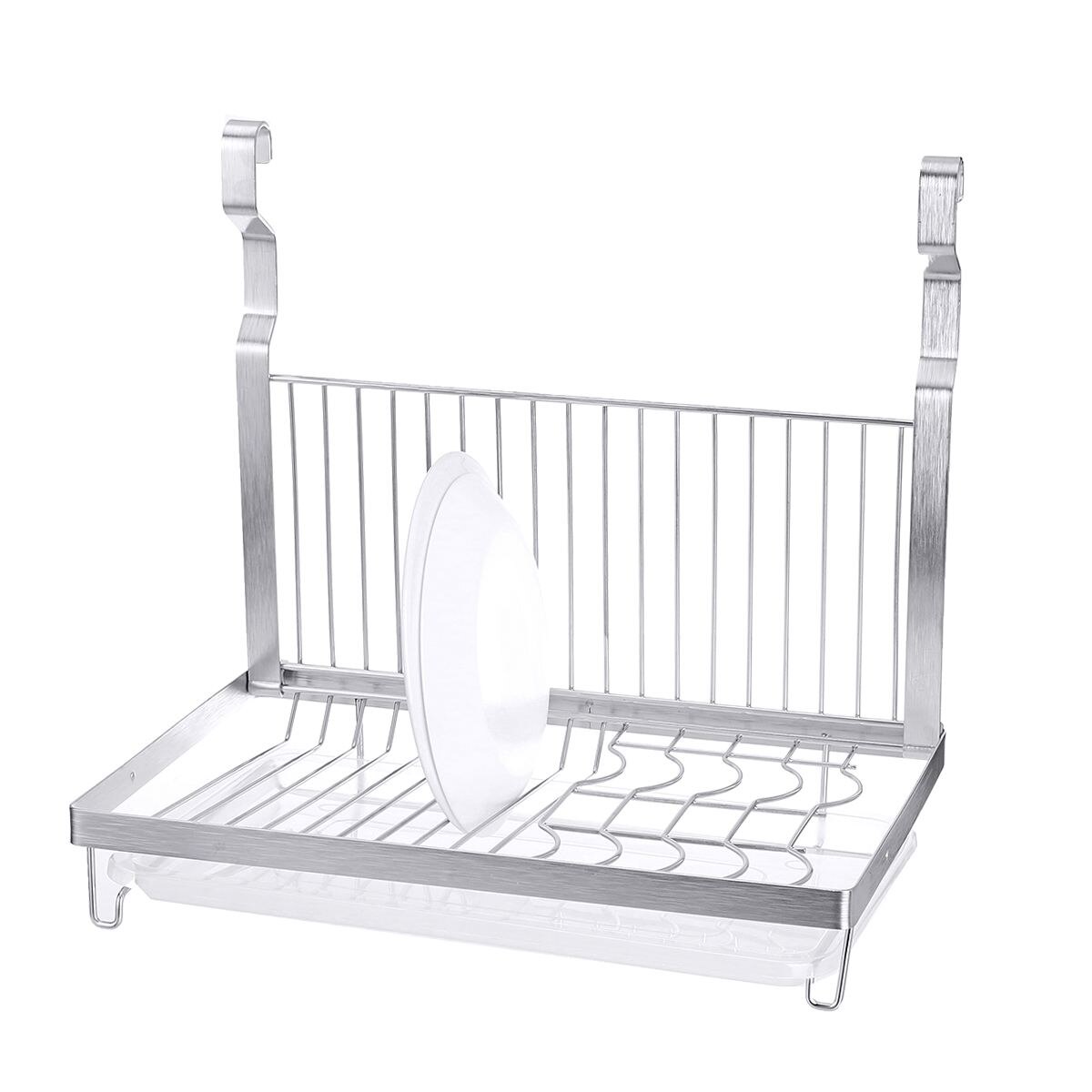 8 Soorten Rvs Keuken Organizer Multifunctionele Schotel Droogrek Muur Opknoping Opslag Houder Servies Plank Afdruiprek