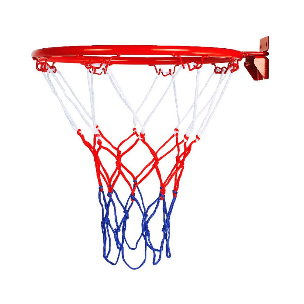 Fantastisk basketballkurv, nem at installere, 32cm basketballkurve, basketballmål, 1 sæt foldbar basketballkurv, metalmål med kant: Rød