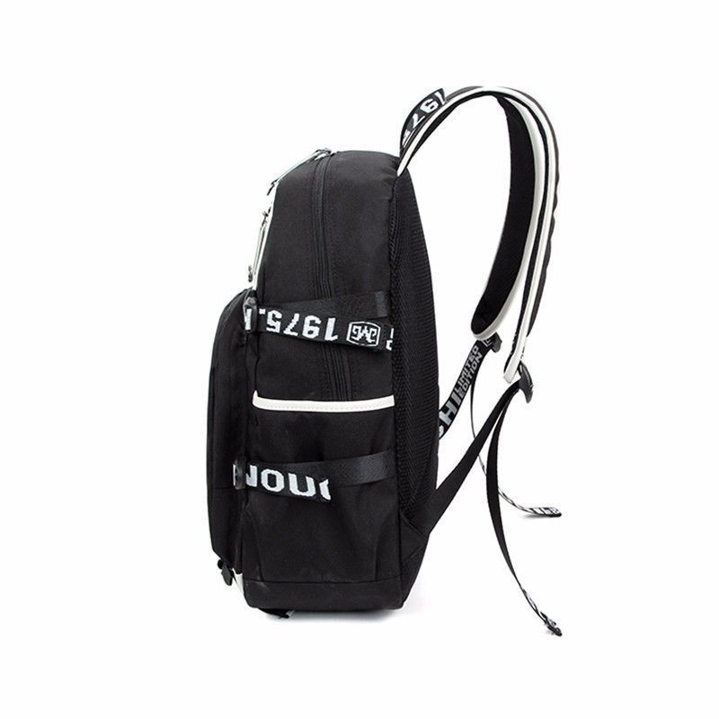 Anime Gioco Assassinio Aula USB Zaino Unisex borsa Da Viaggio Nero Borse A Spalla Bambini Adolescenti Borse per Studenti di Scuola Bookbag