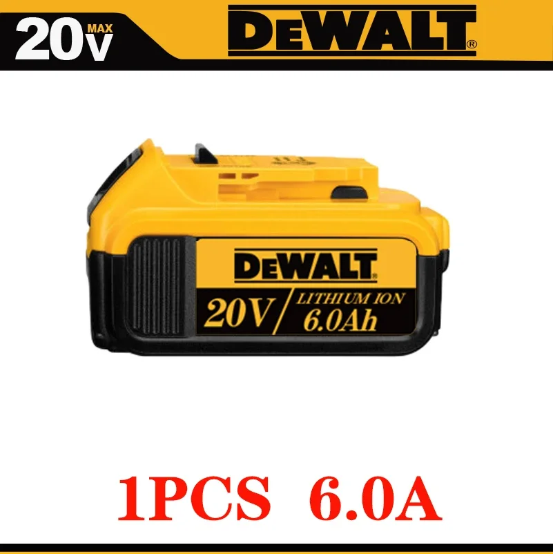 100% DEWALT originele 18V, 6.0AH, DCB115, DCB118 acculader, snel opladen, lithiumbatterij, gereedschapsbatterij: Army Green