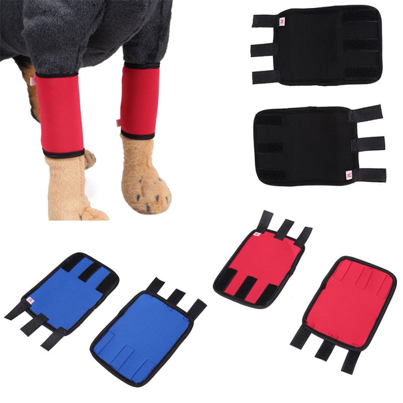 1Pair Pet Dog Elbow Legs Protector Puppy Surgery Wound Brace Sleeve Support Wrap