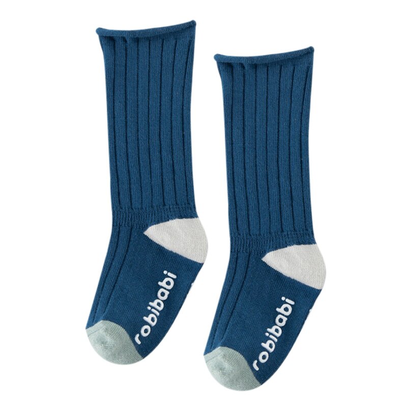 Baby Sokken Neonatale Herfst Katoen Stippen Plain Stripes Kids Meisjes Jongens Kinderen Sokken Voor 1-3 Jaar: DL / 3T