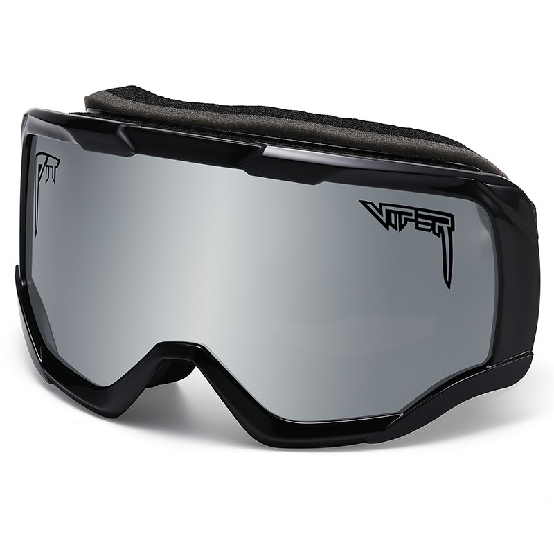 PIT VIPER Brand Double Layers Anti-Fog Ski Goggles Snowmobile Mask Glasses Men Women Snow Snowboard: Y10