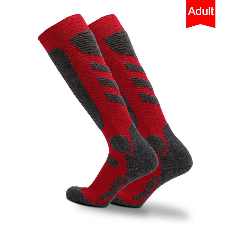 Winter Lange Rohr Ski Socken draussen Sport Bergsteigen Socken Männer Frauen Weiche Verdickt Handtuch Unten Absorbieren Schweiß warm Halten: 02 / L(39-42)