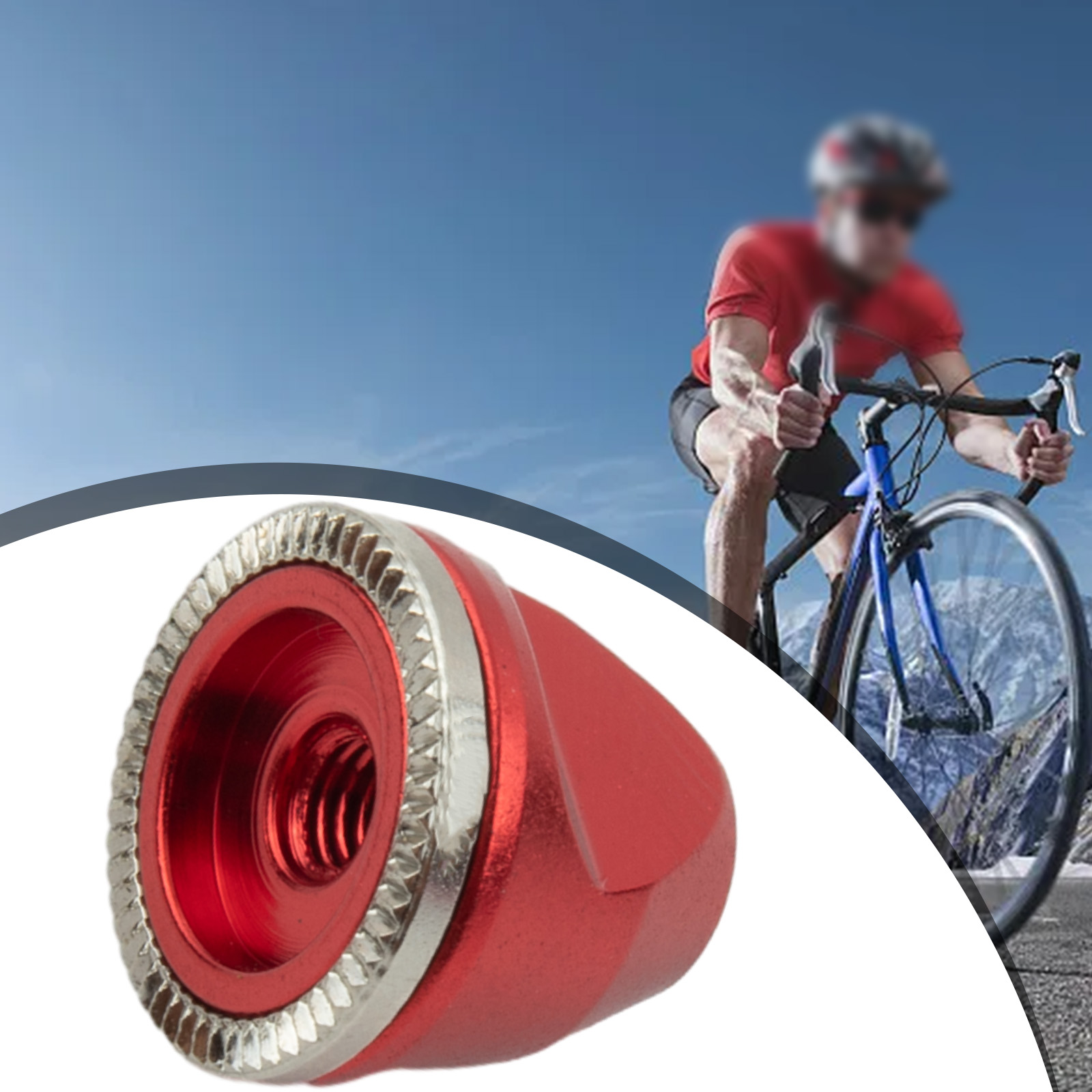 Mountainbike Schnell spann hebel mutter Fahrrad nabe m5 Rad schraube rutsch feste Mutter Welle Naben schutz kappe für Rennrad mit festem Gang