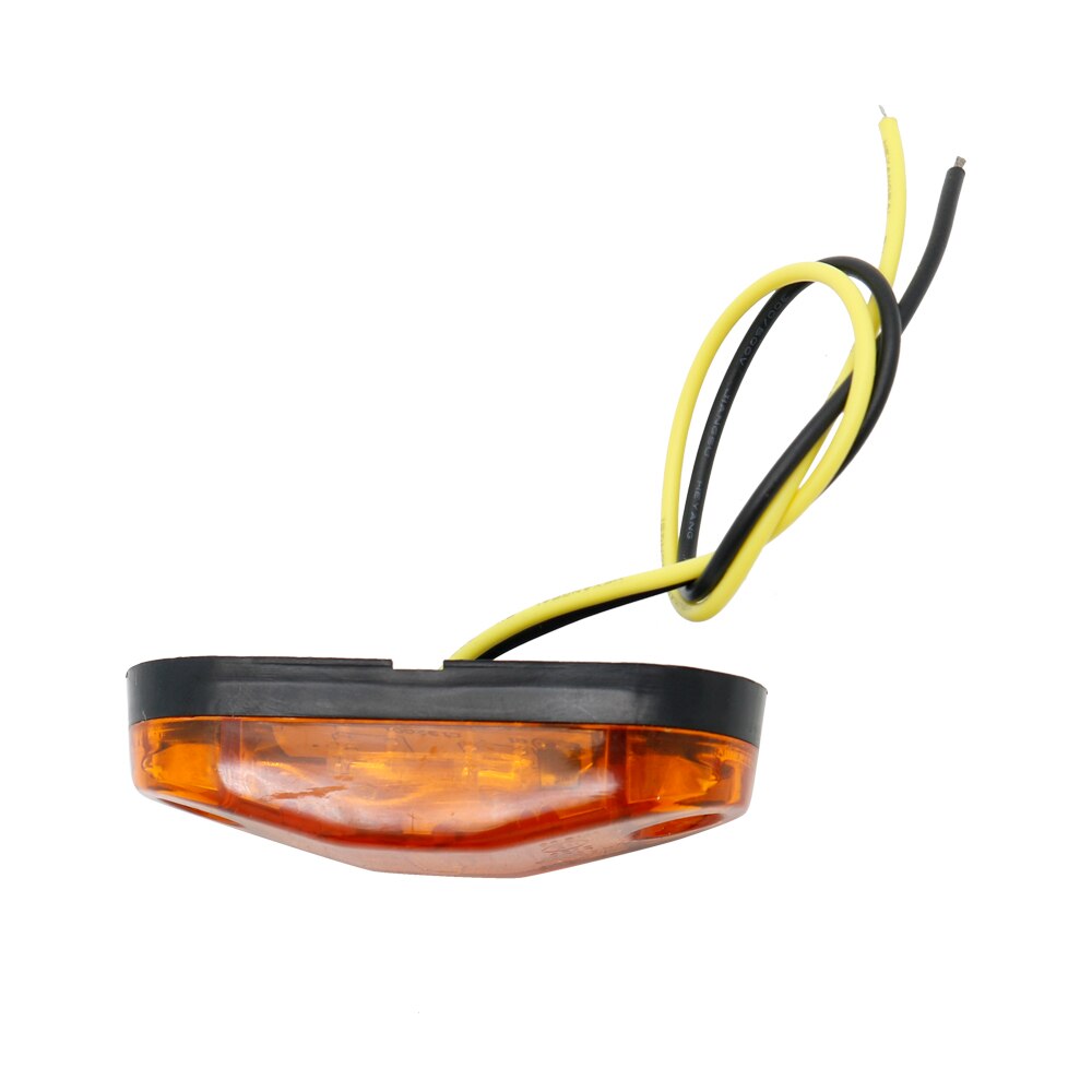 10pcs Yellow light Trailer Lamps 12V Yellow Side Trailer Truck Turn Light LED Marker Clearance Lamp