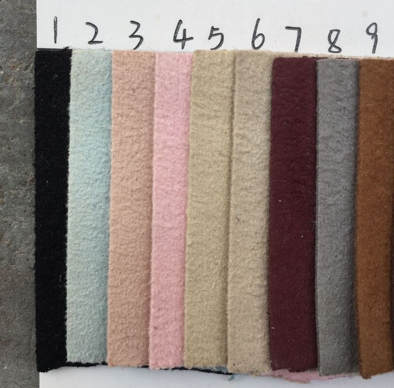 1.0MM thickness automotive upholstery decor Microsuede ultra suede PU leather material