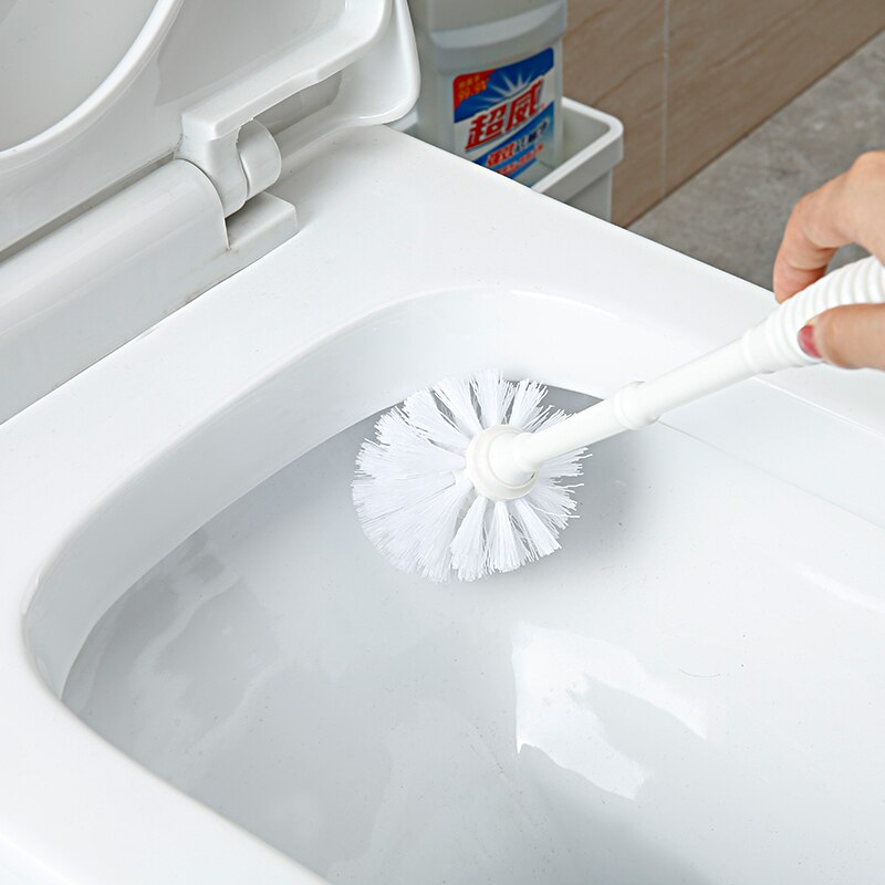 Suction Wall Mounted WC Brush with Storage Holder Toilet Brush Toilet Set Cleaning Brush Antique Toilet Bathroom Accessori