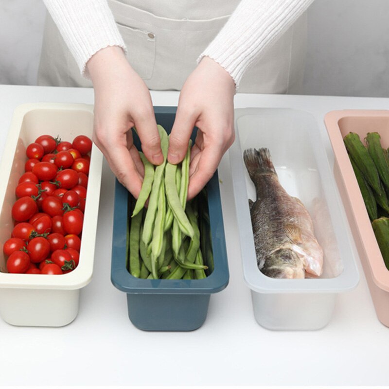 Food Storage Container Plastic Kitchen Refrigerator Noodle Box Multigrain Storage Tank Transparent Sealed Storage Box