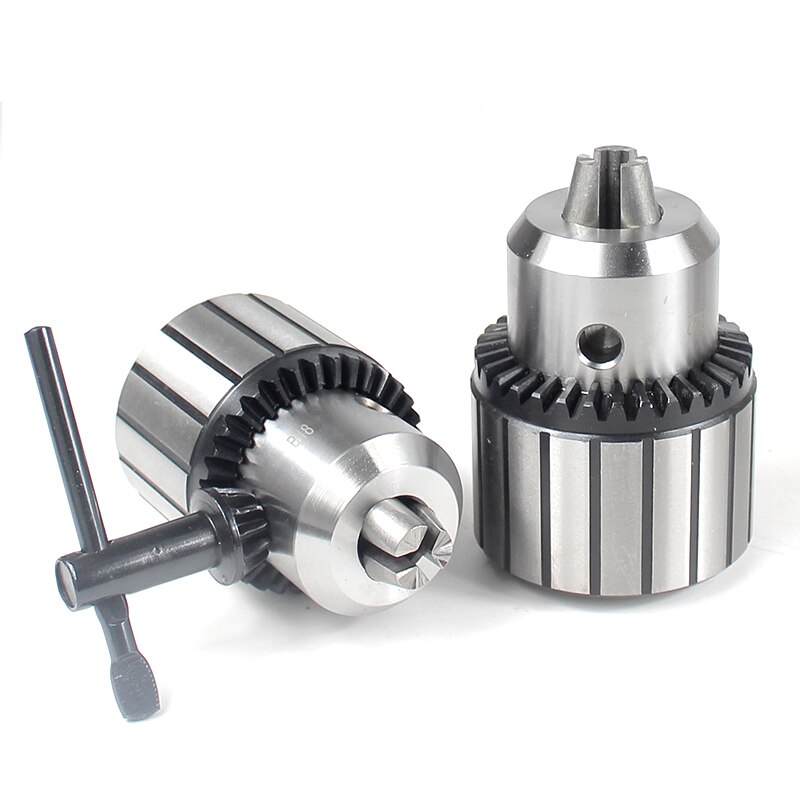 1pcs keys drill chuck B10 B12 B16 B18 0.6-6MM 1-10MM 1.5-13MM 3-16MM collet chuck for CNC drilling machine