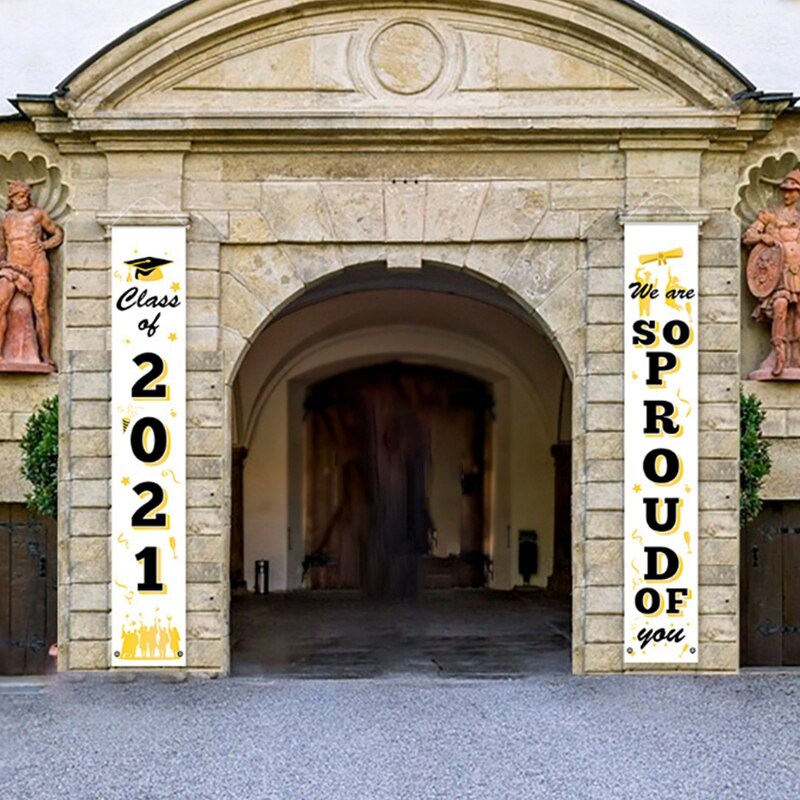 temporada de graduación decoración de la cortina de la de graduación de cortina Banner Decoración