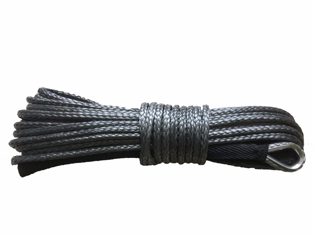 VOBOR Cable de cabrestante 4,8mm x 15m Fibra sintética 5500lbs