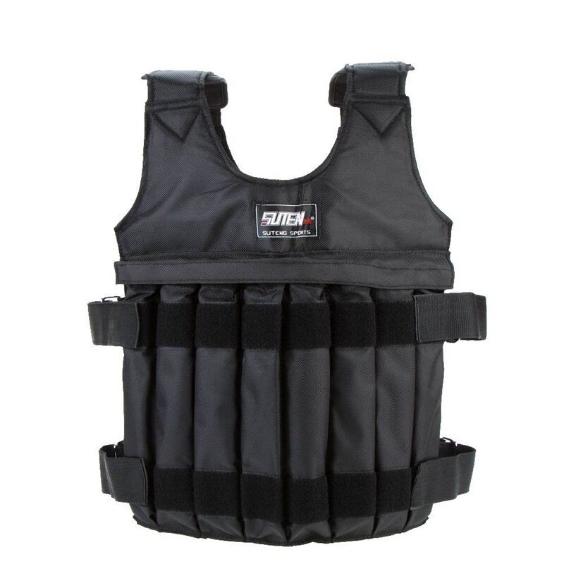 SUTEN Max 20 kg of load weight adjustable Weighted Vest jacket vest exercise boxing training Invisible Weightloading sand clothi: Default Title