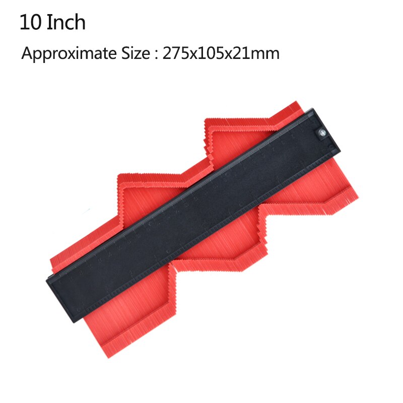 5 "10" Contour Duplicatie Gauge Carpenter Tool Meten Radiant Heerser Contour Meter Markering Tegel Bezuinigingen Betegelen Laminaat Gereedschap