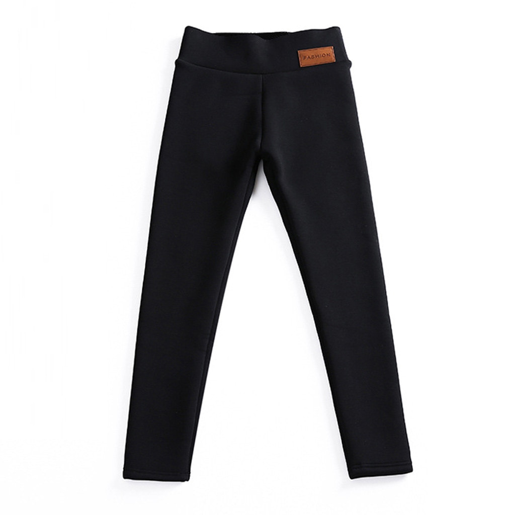 40@ Sport Leggings Solid Warm Winter Tight Thick Velvet Wool Women Cashmere Pants Trousers Leggings Спортивные Штаны Женкие