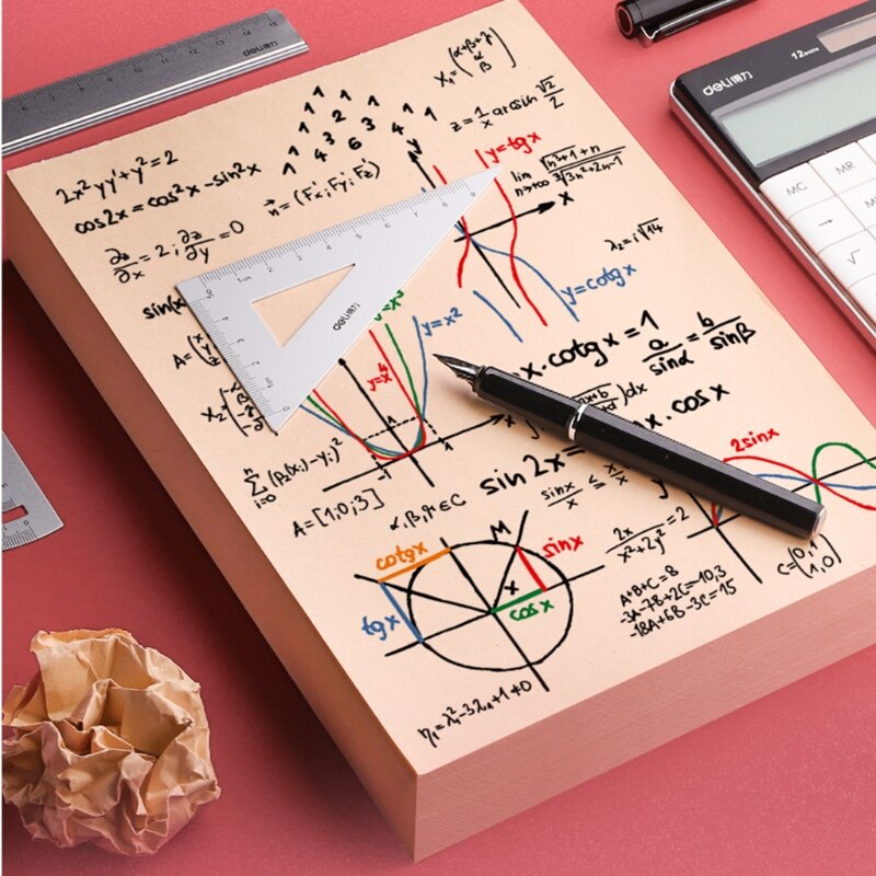 320 Sheets Note Paper Drafting Pad Blank/Lined/Dotted/Grided Eye Caring Paper