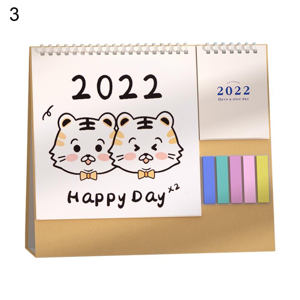 Multi-purpose Kraft Paper Annual Date Week Organizer 2022 Table Planner for Office: 3