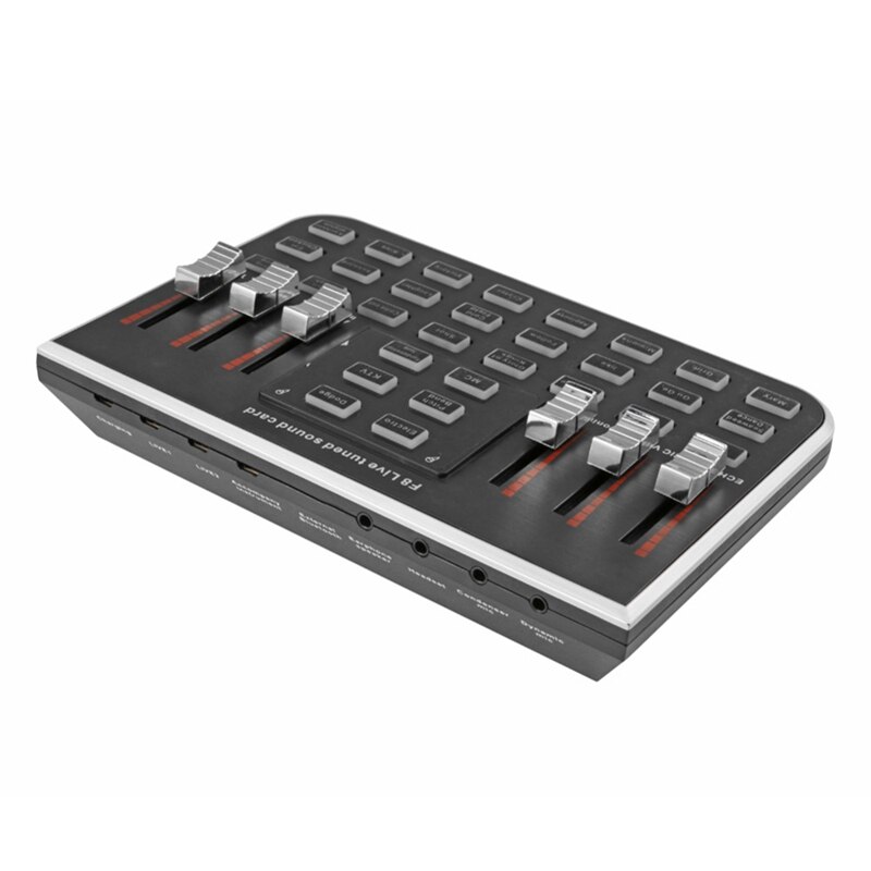 F8 4 moduser studio o mikser mikrofon webcast underholdning streamer bo lydkort til telefon datamaskin pc