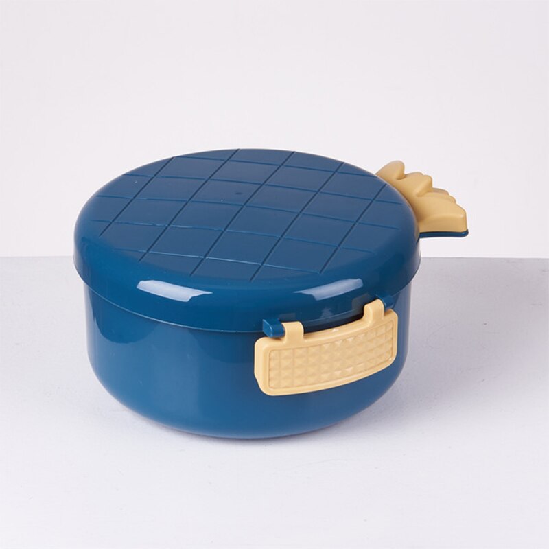 800Ml Ananas Lunchbox Bento Box Voor Kinderen Studenten Kantoormedewerker Lunch Container Voedsel Opbergdoos Picknick Voedsel Container: Blauw