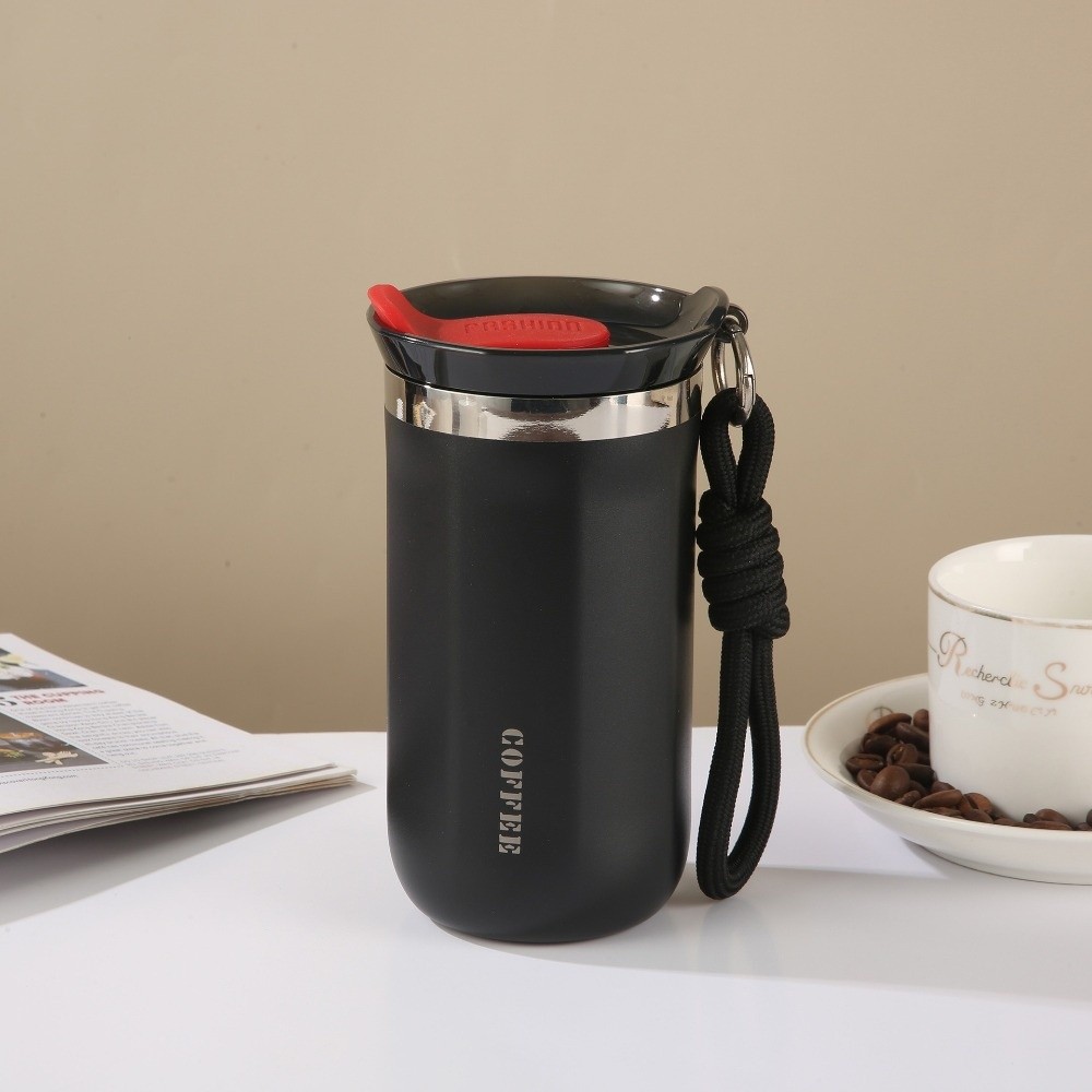 Portable 350ML/500ML Stainless Steel Insulated Cup Leak-Proof Double Wall Thermal Mug with Lid Coffee Mug Camping Use