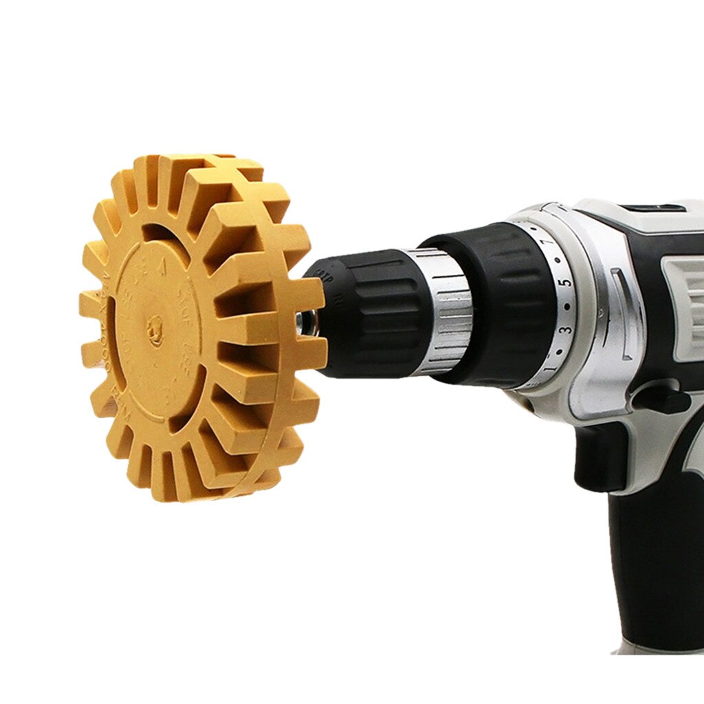 Car Decal Remover Wheel Set - Compatible with Any Drill - Pinstripe Sticker Eraser for Your Truck, Boat, Aircraft - Adhesive Rem