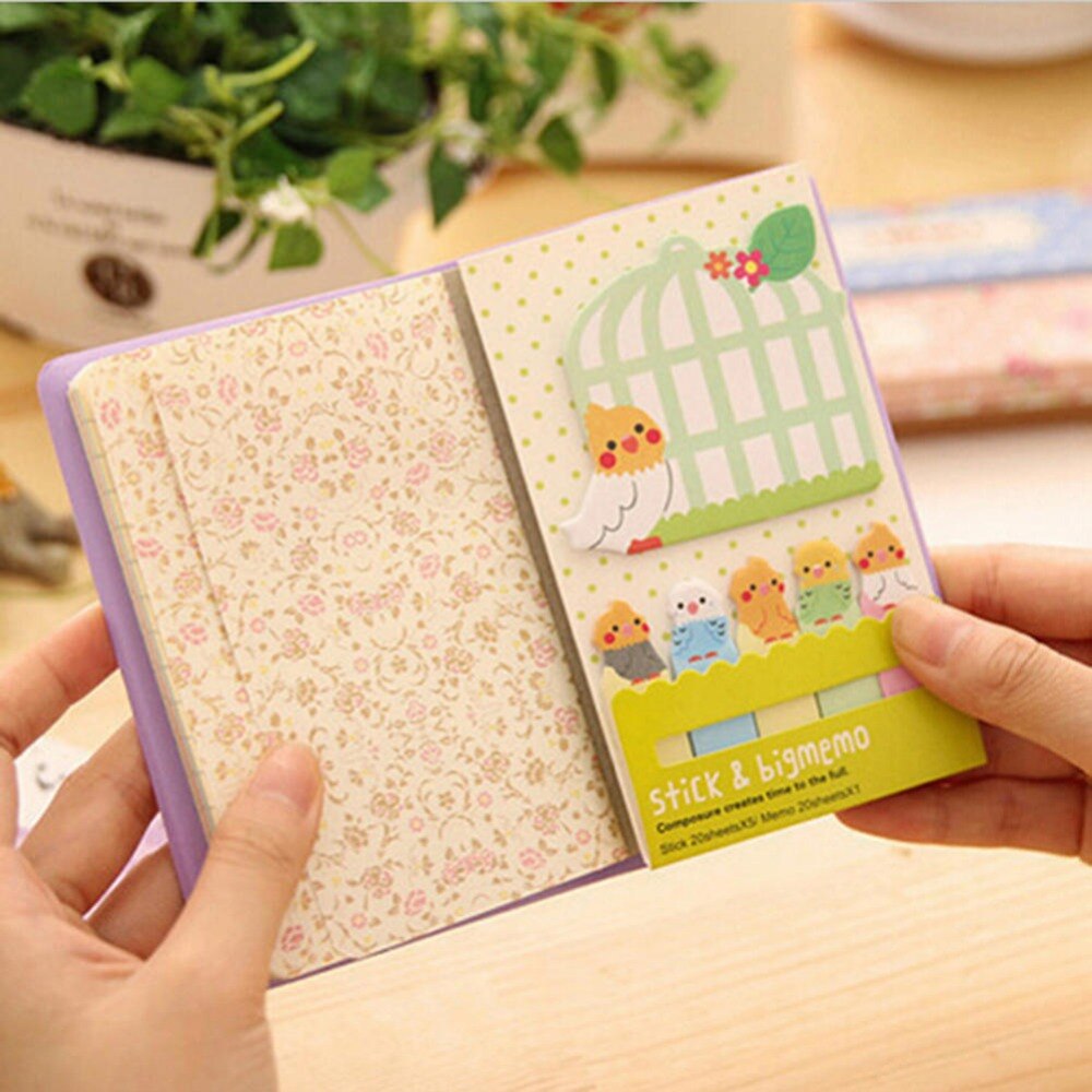 Fridge Writing Cute Cartoon Panda Post-it notes Sticker Post It Bookmark Memo Marker Point Flags Sticky Notes label Decoration