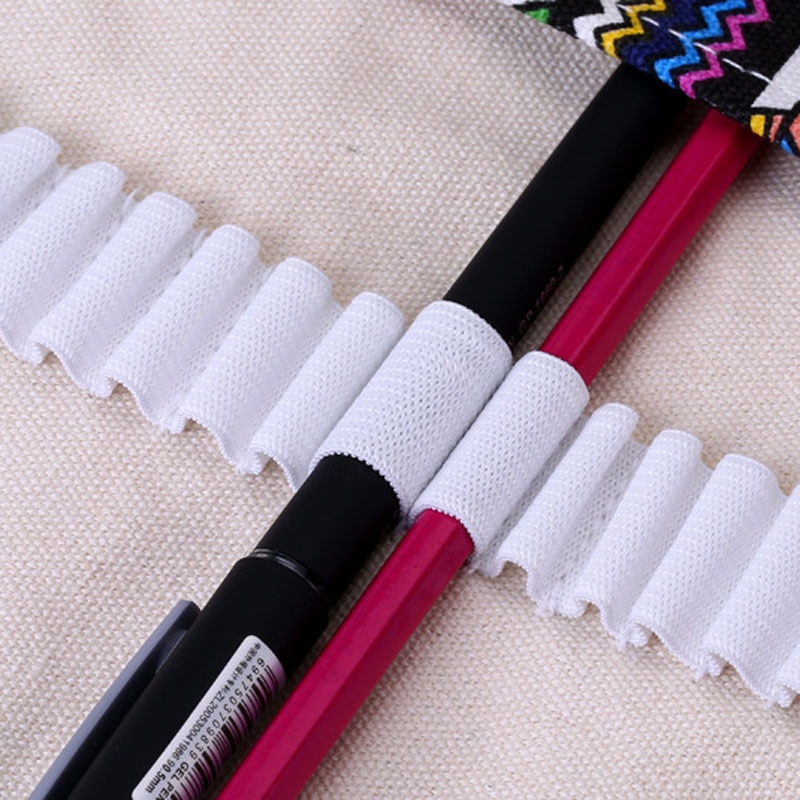 36/48/72 /12 Holes Canvas Wrap Roll Up Pencil Bag Pen Case Holder Storage Pouch Writing Supplies GT66