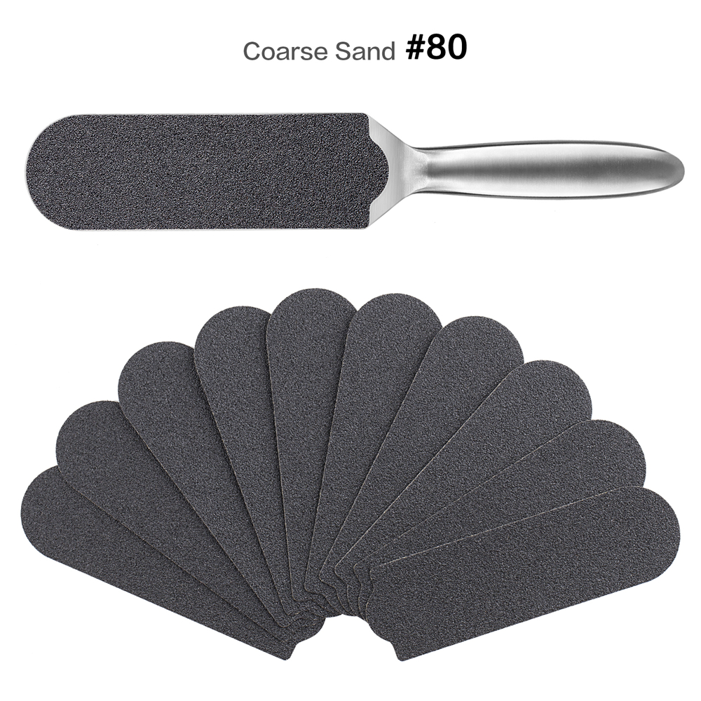 20 Stks/zak Voetvijlen Schuurvervangers Voor Pedicure-Voetvijlen Voetverzorging-Gereedschapsbestand-Eeltverwijderaar Dode Huid Voetrasp Bijvullen