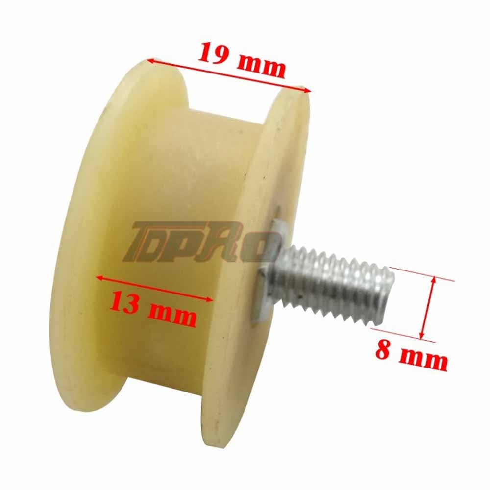 Tensor de cadena de polea de Bicicleta Motorizada, rodillo tensor para QUAD de 49cc-80cc Dirt Bike