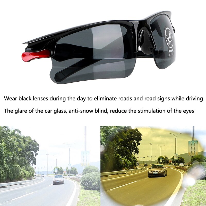 Dust-Proof Polarizer Car Drivers Night Vision Goggles Sunglasses For Renault sceni c1 2 c3 modus Duster Logan Sandero