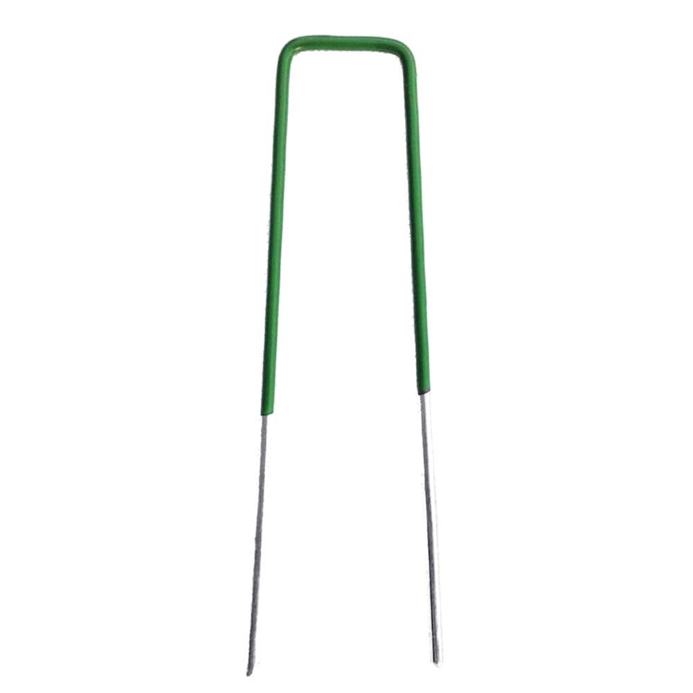 Clou de fixation en forme de U clous de sécurité durables robustes en acier galvanisé pour la fixation de l'herbe de paysage de pelouse de jardin