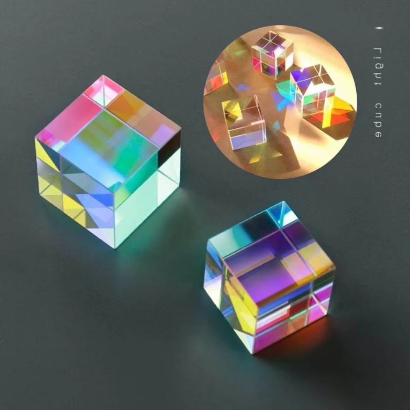 Prisma Cristal - Divisor de Luz Arcoíris Hexagonal - Experimento Óptico Manualidad