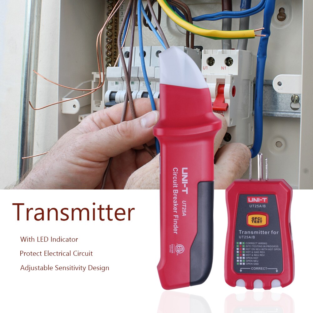 Handheld Switch Socket Diagnostic Tool Stroomonderbreker Tester Us Plug Power Netwerk Wederopbouw Gereedschap Met Led Indicator