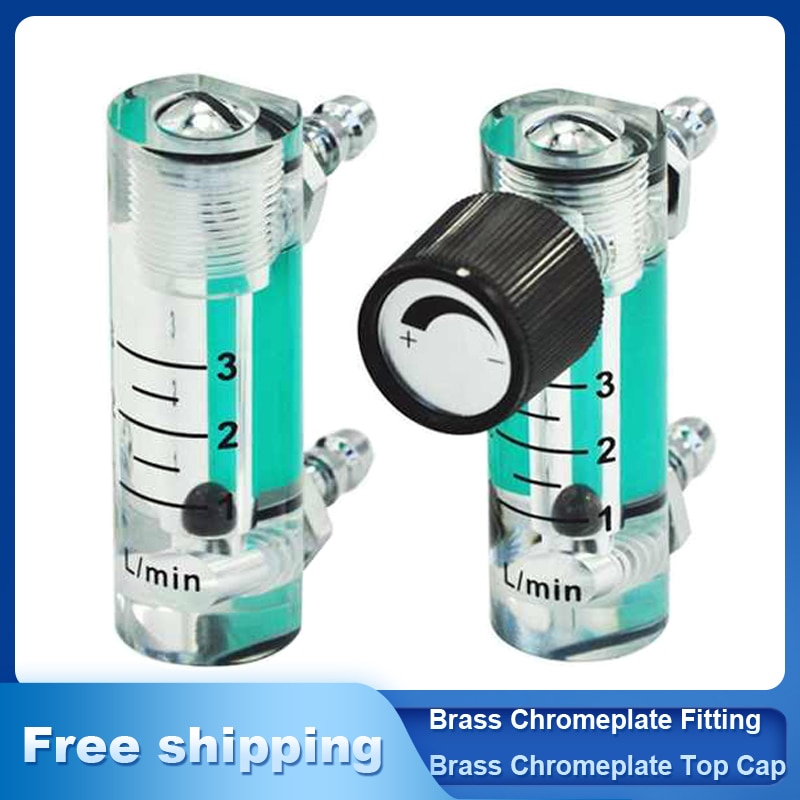 Convenient operation panel type oxygen flow meter 0-3LPM