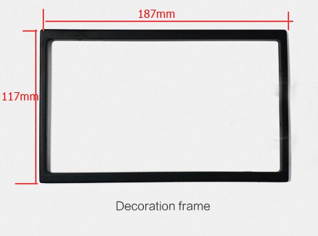 car frame for Universal 2 Din auto radio / android player Frame Retrofitting decorative framework 178 x 102mm panel No gap