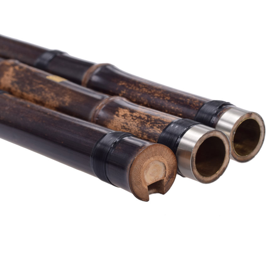 Cinese Bambù Verticale Flauto Xiao 8 Fori con Precisione sintonizzato Cromatica Dello Strumento di Musica G/F Chiave dong Xiao Tre Sezioni Flauta