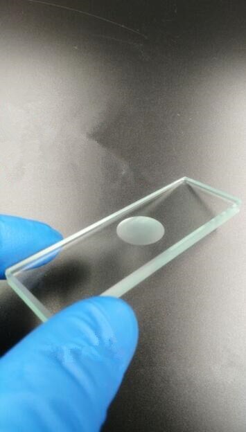 14~20mm Blank Circular Concave Cavity Microscope Glass Slides 5MM Thickness Polished Frosted Well Surface Optional Glass Slide: D14mm Frosted