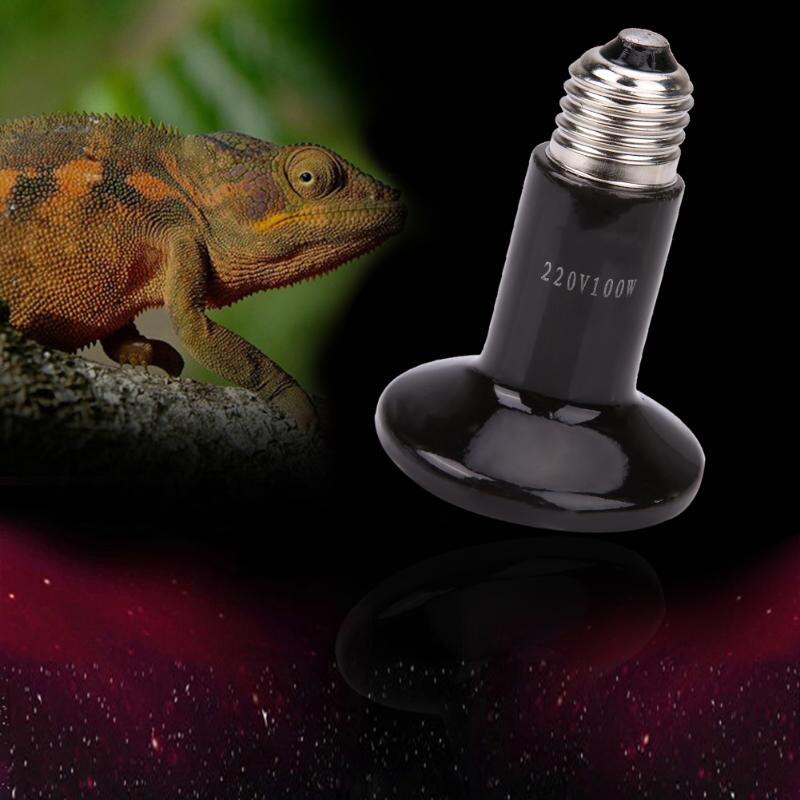 Pet Heating Bulb 220V Infrared Ceramic Heat Emitter Light Bulb for Reptile Pet Brooder Amphibians Chickens Lamp