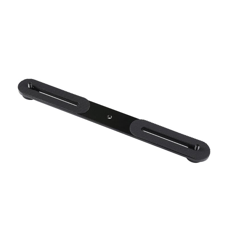 Soporte tipo rótula para Flash Dual Universal, con 2 tornillos adaptadores de 1/4 pulgadas para trípode de estudio, soporte de luz, cámara Digital SLR con tornillo de 1/4 pulgadas