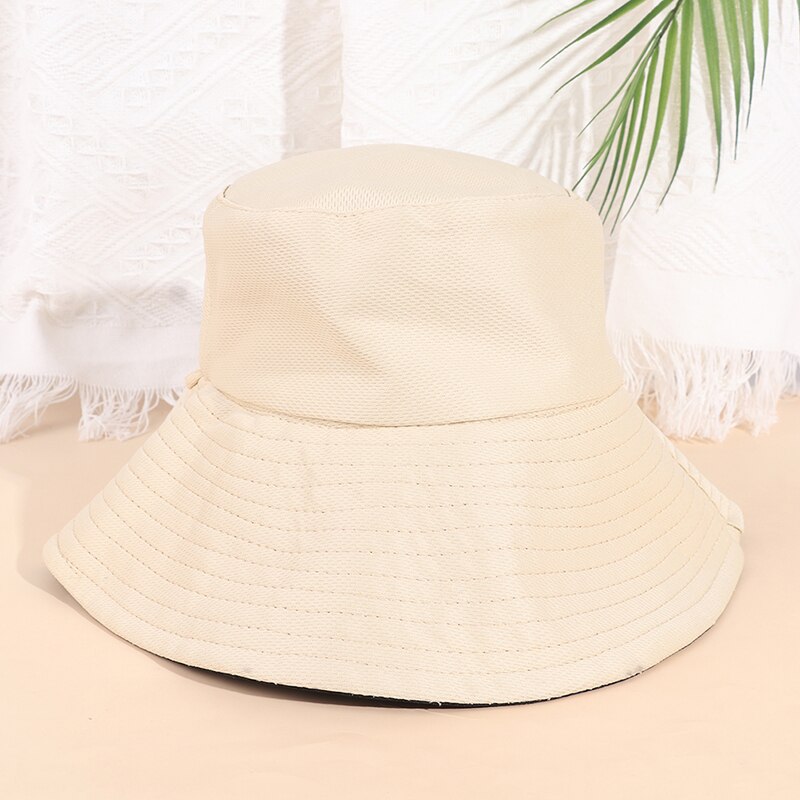 Damskie letnie kapelusze przeciwsłoneczne z szerokim rondem składany kapelusz na plażę dwustronnie anty-uv czapka ochronna kapelusze i ochrona przed słońcem czapki damskie